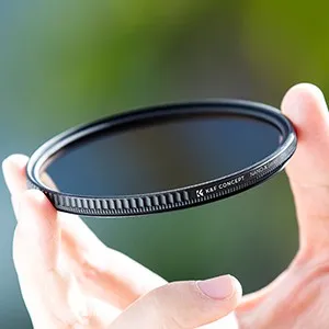 K&F Concept 55MM XC15 Nano-X B270 CPL filter, HD, vodeodolný, odolný proti poškriabaniu, so zeleným povrchom 41532