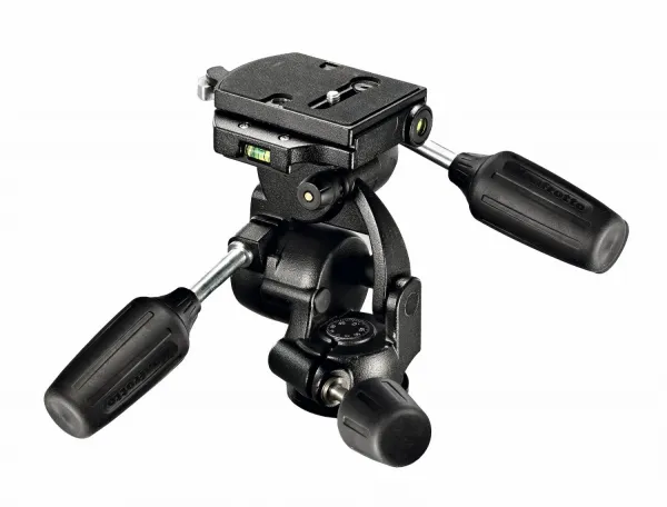 Manfrotto 3-cestná otočná/nakláňacia statívová hlava s rýchloupínacou doskou RC4 30696