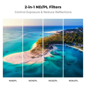 K&F Concept Filter pre DJI Mavic 4 PRO (ND8 a PL+ND16 a PL+ND32 a PL+ND64 a PL) 41536