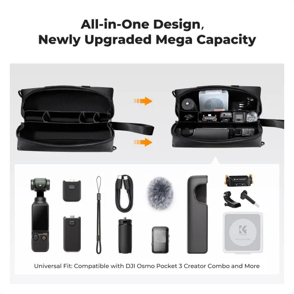 K&F Concept Prepravná taška K&F pre DJI Osmo Pocket 3 40428