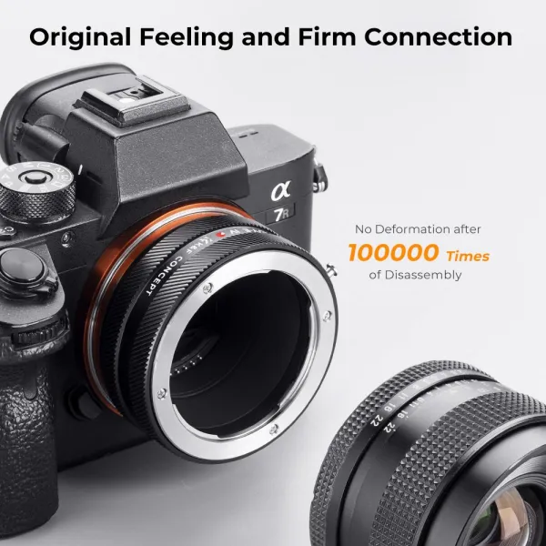 K&F Concept Adaptér objektívu K&F s vysokou presnosťou, C/Y-E 35525