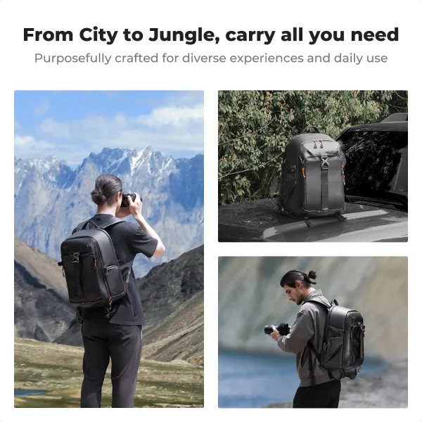 K&F Concept Batoh 25L Nature Wander 11 (čierny) 41537