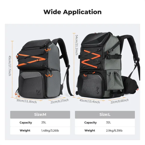 K&F Concept Batoh 25L Star Wander 03 (čierny) 41550