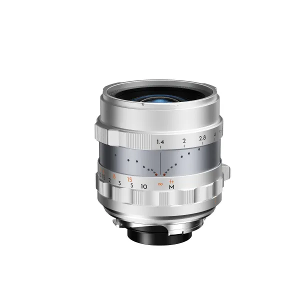 DZO Optics Objektív Thypoch Full-frame pre fotografie Simera 28 mm f/1,4 pre bajonet Leica M_ (zaostrovacia klapka) Typ ii_strieborný 43411