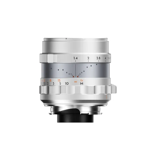 DZO Optics Objektív Thypoch Full-frame pre fotografie Simera 28 mm f/1,4 pre bajonet Leica M_ (zaostrovacia klapka) Typ ii_strieborný 43411