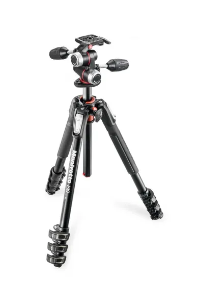 Manfrotto 190 ALU 4-SEKČNÁ SADA 3W HLAVICA 43878