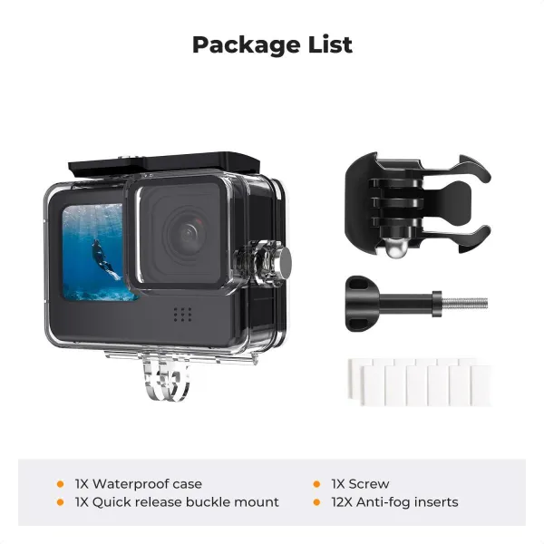 K&F Concept Vodotesné puzdro K&F pre GoPro Hero 13 čierne 41573