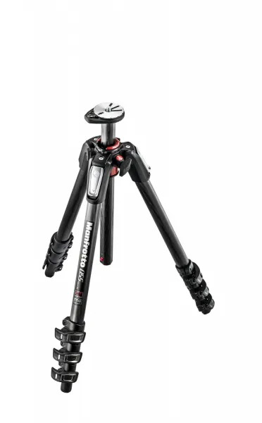 Manfrotto 055 Statív z uhlíkových vlákien so 4 sekciami a horizontálnym stĺpikom 44056