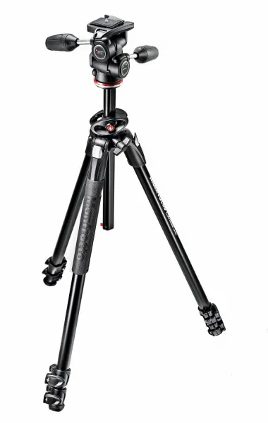 Manfrotto 290 Dvojitá hliníková trojdielna súprava statívov 44637