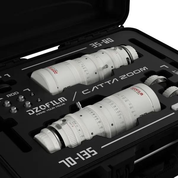 DZO Optics DZOFILM Catta Zoom 35-80/70-135 mm (E_White_Case_2ks) 44444