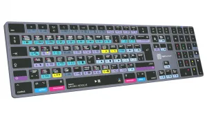 LogicKeyboard Bezdrôtová podsvietená klávesnica DaVinci Resolve TITAN – Mac UK slovenčina 33590