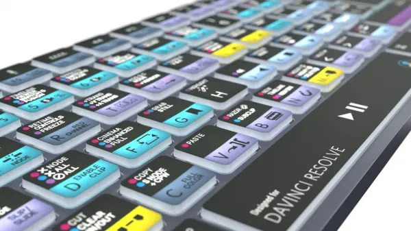 LogicKeyboard Bezdrôtová podsvietená klávesnica DaVinci Resolve TITAN – Mac UK slovenčina 33590
