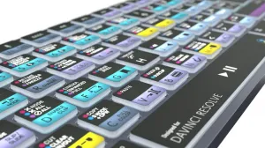 LogicKeyboard Bezdrôtová podsvietená klávesnica DaVinci Resolve TITAN – Mac UK slovenčina 33590
