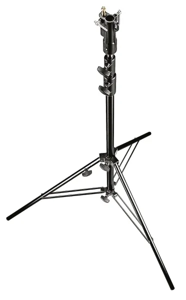 Manfrotto Čierna hliníková seniorská stolička s vzduchovým vankúšom 44421