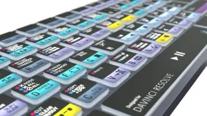 LogicKeyboard Bezdrôtová podsvietená klávesnica DaVinci Resolve TITAN – Windows UK angličtina 42458
