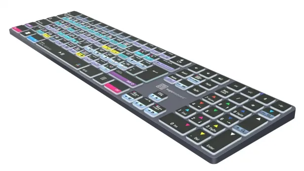 LogicKeyboard Bezdrôtová podsvietená klávesnica DaVinci Resolve TITAN – Windows UK angličtina 42458