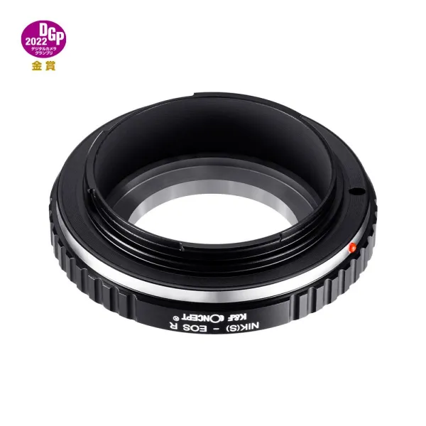 K&F Concept Vysoko presný adaptér objektívov K&F, antireflexný, NIK(S)-EOS R 35548