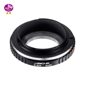K&F Concept Vysoko presný adaptér objektívov K&F, antireflexný, NIK(S)-EOS R 35548