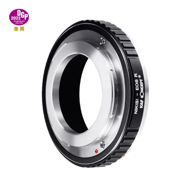 K&F Concept Vysoko presný adaptér objektívov K&F, antireflexný, NIK(S)-EOS R 35548