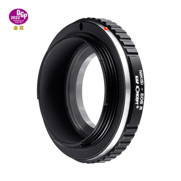 K&F Concept Vysoko presný adaptér objektívov K&F, antireflexný, NIK(S)-EOS R 35548