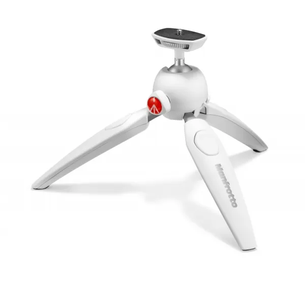 Manfrotto PIXI EVO stativ mini, 2 sekcie, biely 44280