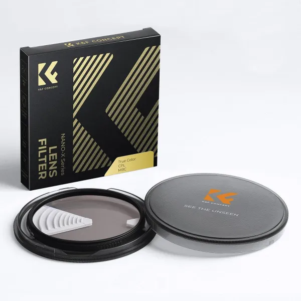 K&F Concept K&F 49MM CPL filter True Color kruhový polarizačný filter s 28 viacvrstvovými povrchovými úpravami pre objektívy fotoaparátu 35329