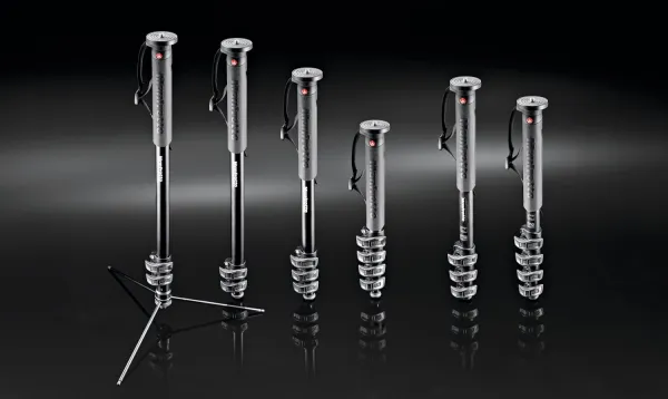 Manfrotto XPRO 4-sekčný fotografický monopod, hliníkový s Quick power lock 21076