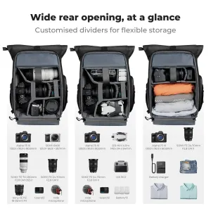 K&F Concept Batoh 20L Nature Wander 11 (čierny) 42367