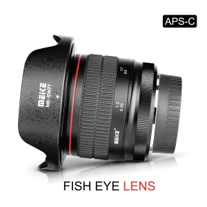 Meike 8mm F3.5 APS-C ultraširokouhlý objektív typu rybie oko s manuálnym zaostrovaním pre bajonet F 45089