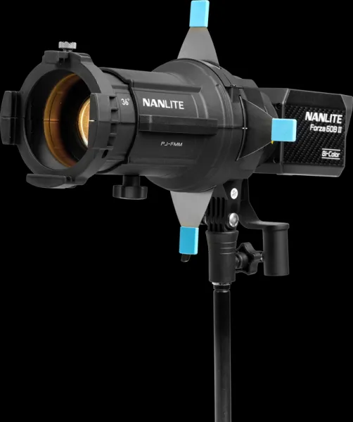 NANLITE Forza 60B II LED dvojfarebné bodové svetlo s 19° a 36° projekčným nástavcom