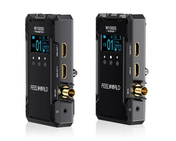 Feelworld Systém prenosu videa W1000S SDI+Dual HDMI Full Duplex Interkom Live Streaming 21625