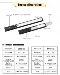 Dison Ručné LED svetlo TD-JY258 16504