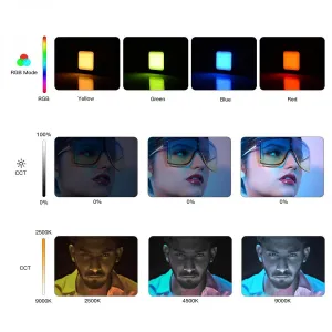 K&F Concept 6W mini výplňové svetlo plnofarebné RGB 21898