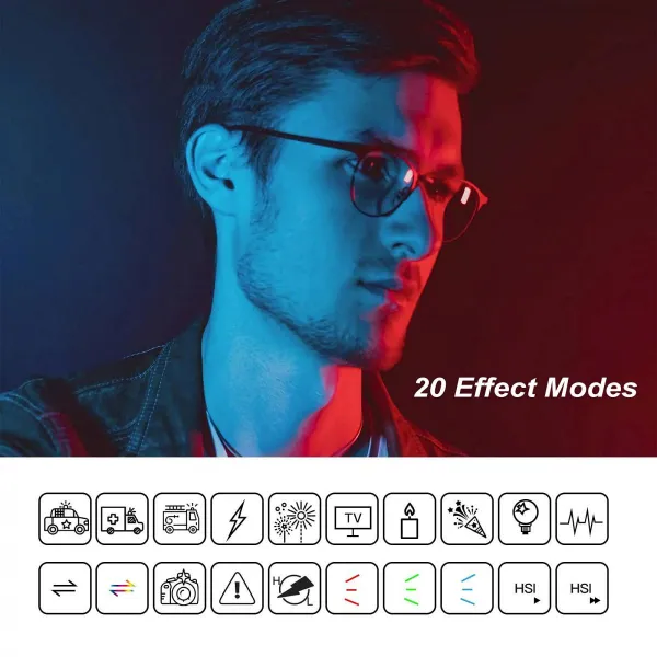 K&F Concept 6W mini výplňové svetlo plnofarebné RGB 21898