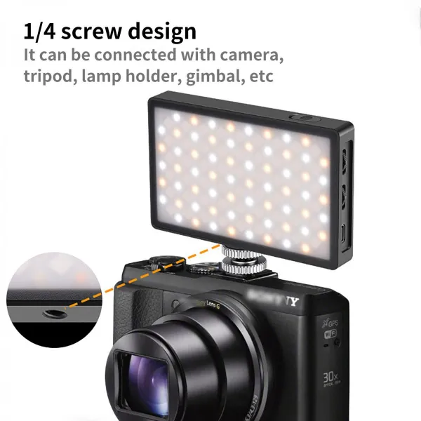 K&F Concept Plnofarebné RGB výplňové svetlo 21901