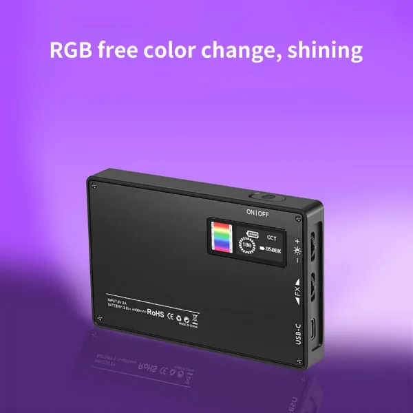 K&F Concept Plnofarebné RGB výplňové svetlo 21901