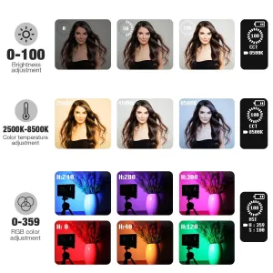 K&F Concept Plnofarebné vreckové svetlo s výplňou RGB 21899