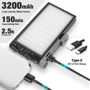 K&F Concept Plnofarebné vreckové svetlo s výplňou RGB 21899
