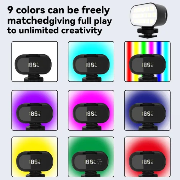 K&F Concept Plnofarebná výplň RGB Light Oval 21902