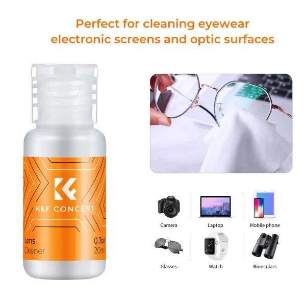 K&F Concept 20ml súprava čistiacej kvapaliny na čistenie senzorov 1ks. 18114