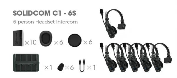 Hollyland Solidcom C1-6S (6x headset) 18978