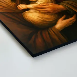 Farebný drevený obraz - Svätá rodina