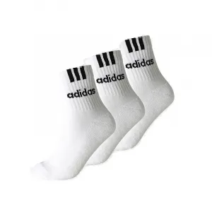 Ponožky ADIDAS CUSH HALF CRW C 3S LIN 3 PACK-WHITE WHITE WHITE