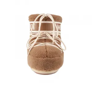 Nízke zimné topánky MOON BOOT MB ICON LOW FLEECE-M047 CAMEL