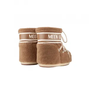 Nízke zimné topánky MOON BOOT MB ICON LOW FLEECE-M047 CAMEL