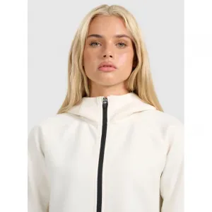 Dámska mikina so zipsom 4F SWEATSHIRT F2260-WAW25TSWSF2260-11S-OFF WHITE