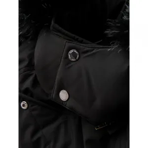 Pánska bunda s kapucňou OMBRE Jacket OM-JAHP-0252 V-1 black