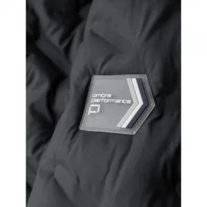 Pánska bunda s kapucňou OMBRE Jacket OM-JALP-0206 V-3 dark gray gray