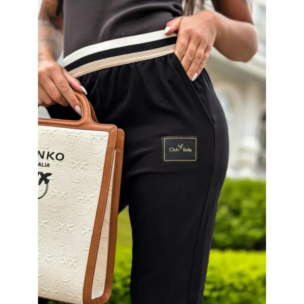 Dievčenské tepláky OMBRE Pants PLR271 black