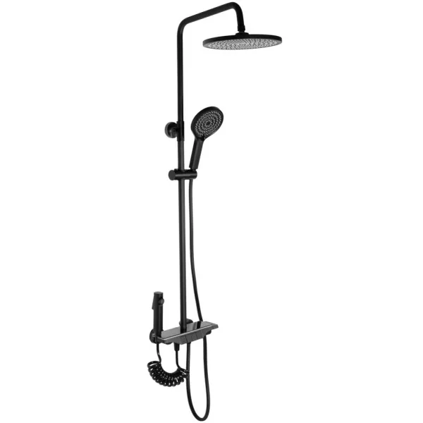 REA REA - Sprchový set s termostatom Savio Black REA-P8410